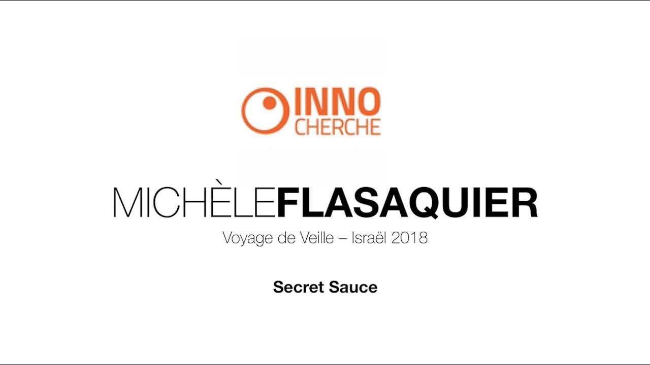 Israël-Secret-Sauce